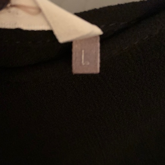 Elaine Kim Black Asymmetrical Lined Slip Dress Size Large - Picture 7 of 12